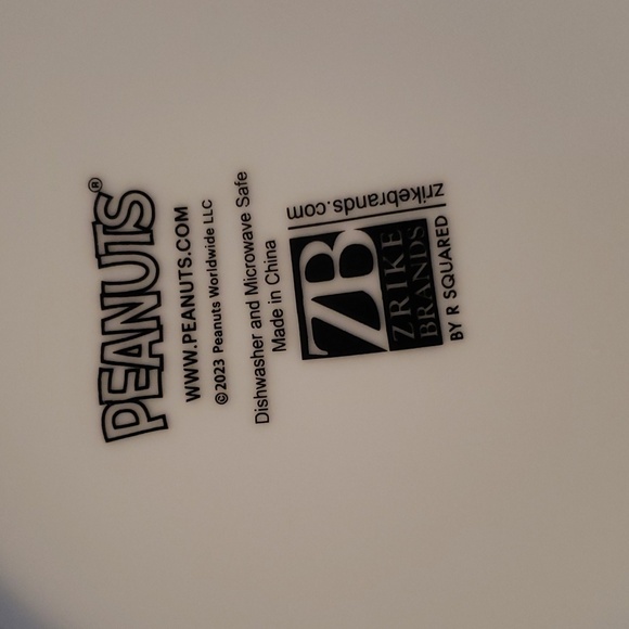 Peanuts Ceramic Christmas Appetizer Plate NEW - Picture 4 of 4